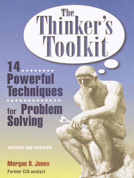 Title details for The Thinker's Toolkit by Morgan D. Jones - Wait list